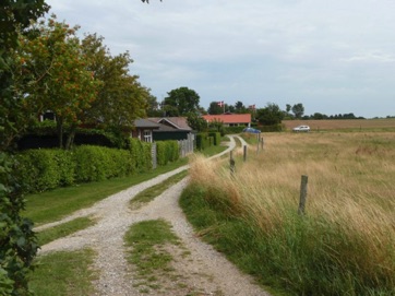 SANDAGERVEJ - LYSTRUP STRAND, udsigt mod øst en sommerdag 2015